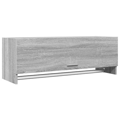 815214 vidaXL Wardrobe Grey Sonoma 100x32,5x35 cm Engineered Wood 2