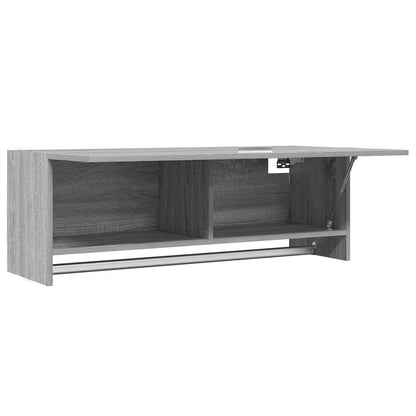 815214 vidaXL Wardrobe Grey Sonoma 100x32,5x35 cm Engineered Wood 6