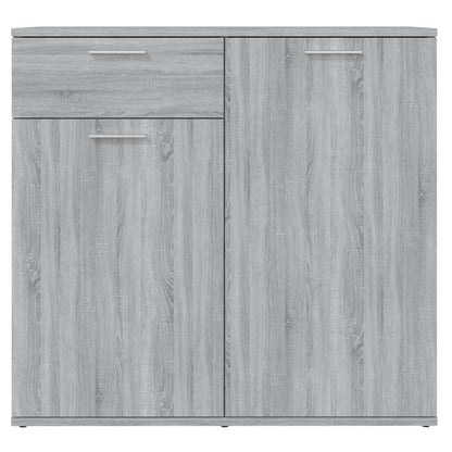 vidaXL Sideboard Grey Sonoma 80x36x75 cm Engineered Wood 3