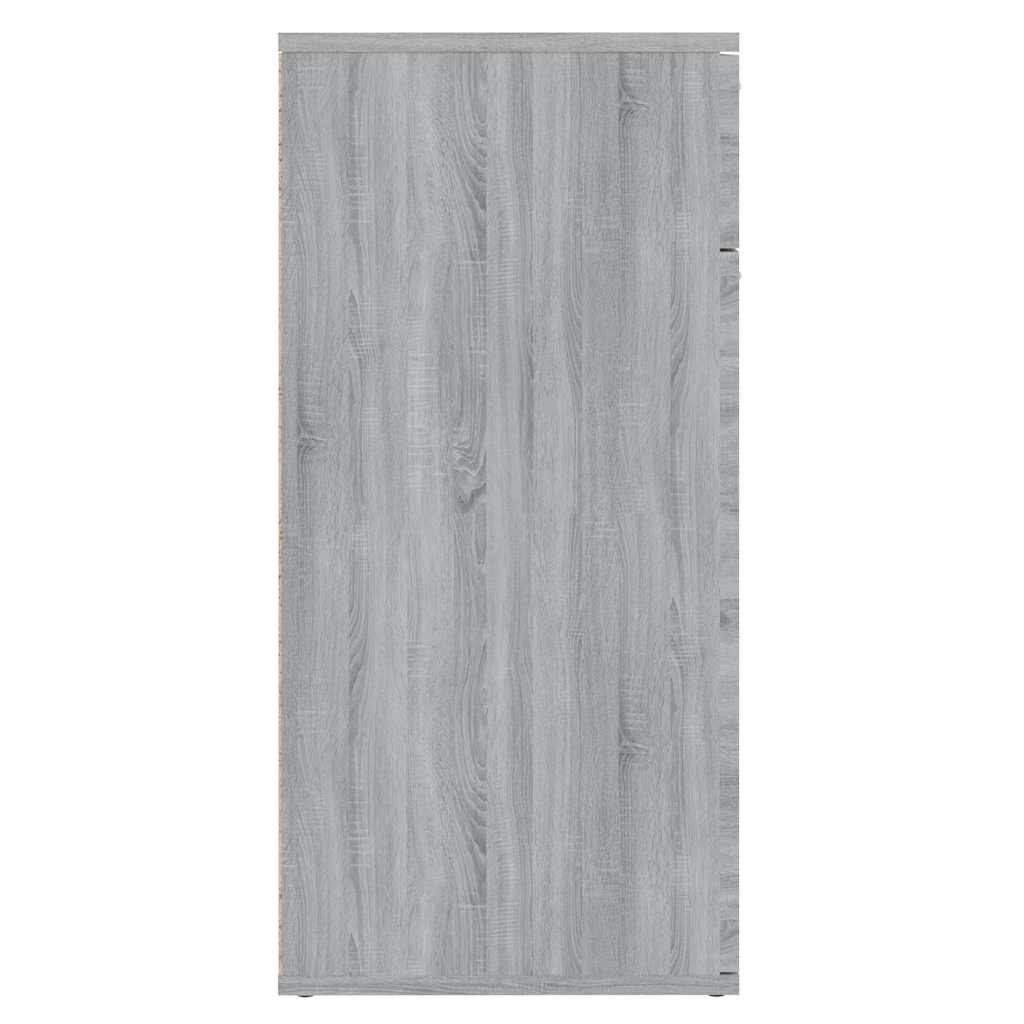 vidaXL Sideboard Grey Sonoma 80x36x75 cm Engineered Wood 4
