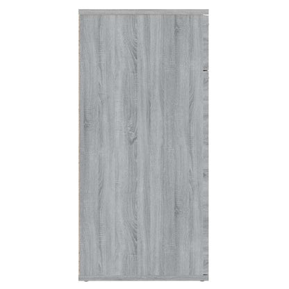 vidaXL Sideboard Grey Sonoma 80x36x75 cm Engineered Wood 4
