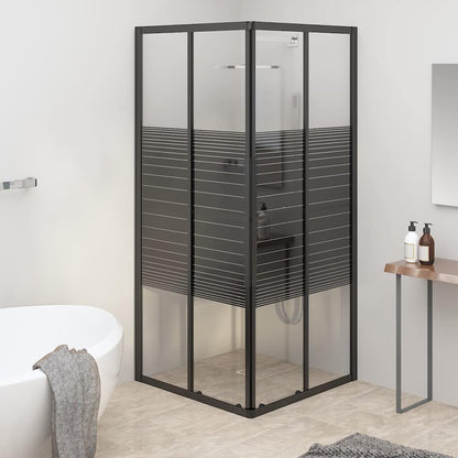 Shower Cabin ESG 80 cm 80 cm Striped