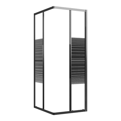 Shower Cabin ESG 90 cm 70 cm Striped