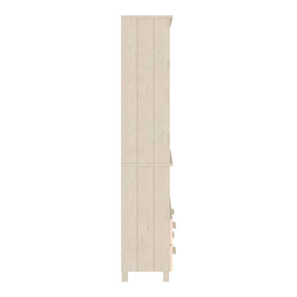 Highboard "HAMAR" Solid Wood Pine Honey brown