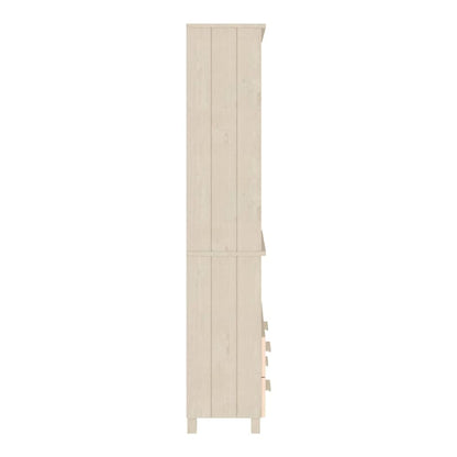 Highboard "HAMAR" Solid Wood Pine Honey brown