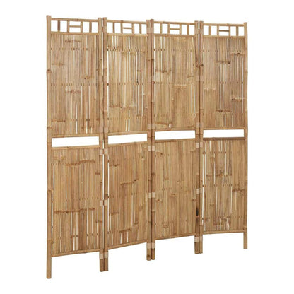 3-Panel Room Divider Bamboo 160 x 180 cm