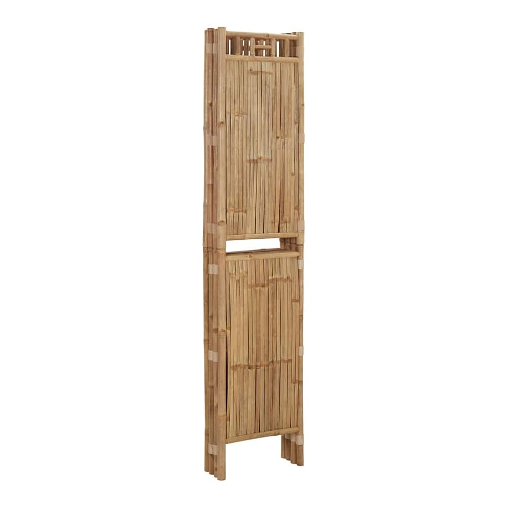 3-Panel Room Divider Bamboo 160 x 180 cm