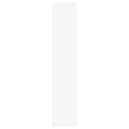 vidaXL Shoe Cabinet White 59x17x81 cm Engineered Wood 5