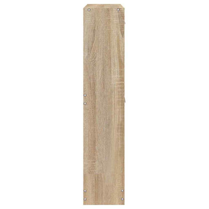 vidaXL Shoe Cabinet Oak 59x17x81 cm Engineered Wood 6