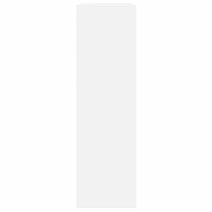 vidaXL Shoe Cabinet High Gloss White 63x24x81 cm Engineered Wood 5
