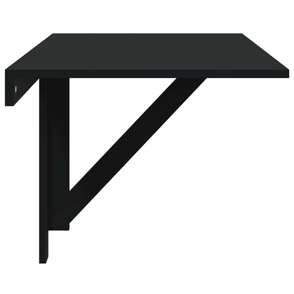 vidaXL Folding Wall Table Black 100x60x56 cm Engineered Wood 6