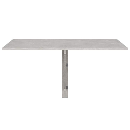vidaXL Folding Wall Table Concrete Grey 100x60x56 cm Engineered Wood 4
