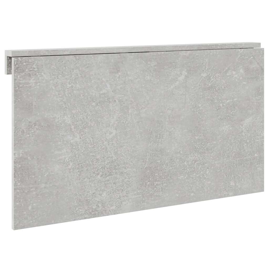 vidaXL Folding Wall Table Concrete Grey 100x60x56 cm Engineered Wood 5