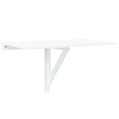 vidaXL Folding Wall Table High Gloss White 100x60x56 cm Engineered Wood 2