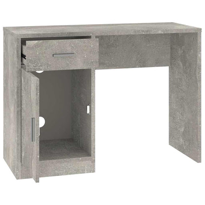 vidaXL Desk | Concrete Grey | Engineered Wood | 100cm x 40cm x 73cm | Desk 6