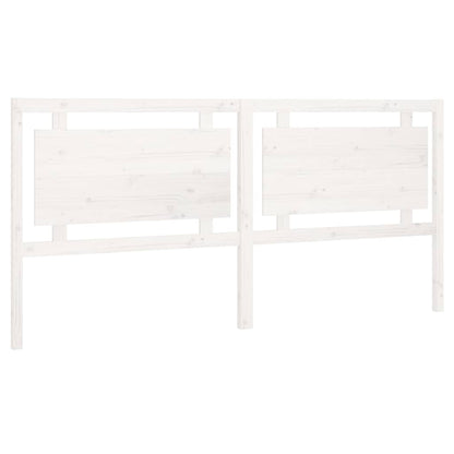 vidaXL Bed Headboard | White | Solid pine wood | Large | Durable | Bed Headboard 2