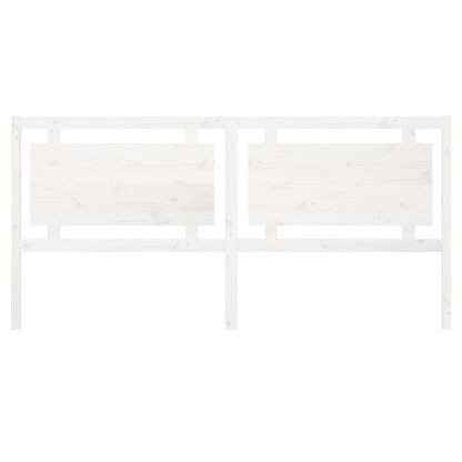 vidaXL Bed Headboard | White | Solid pine wood | Large | Durable | Bed Headboard 4