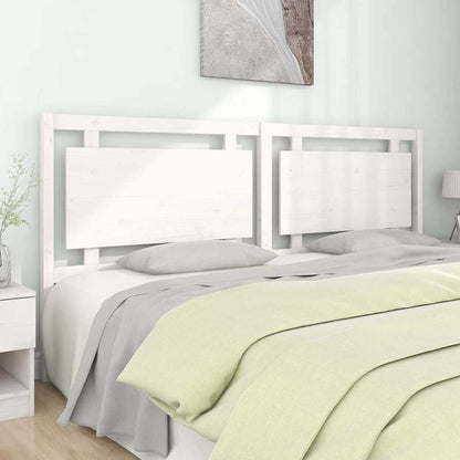 vidaXL Bed Headboard | White | Solid pine wood | Large | Durable | Bed Headboard 1