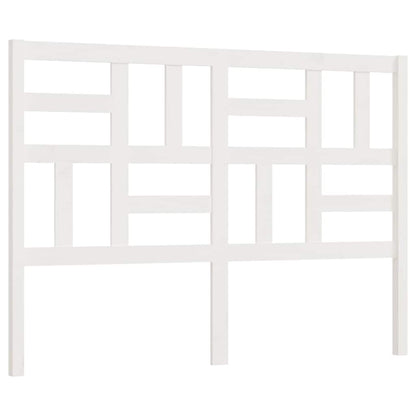 818201 vidaXL Bed Headboard White 166x4x104 cm Solid Wood Pine 2