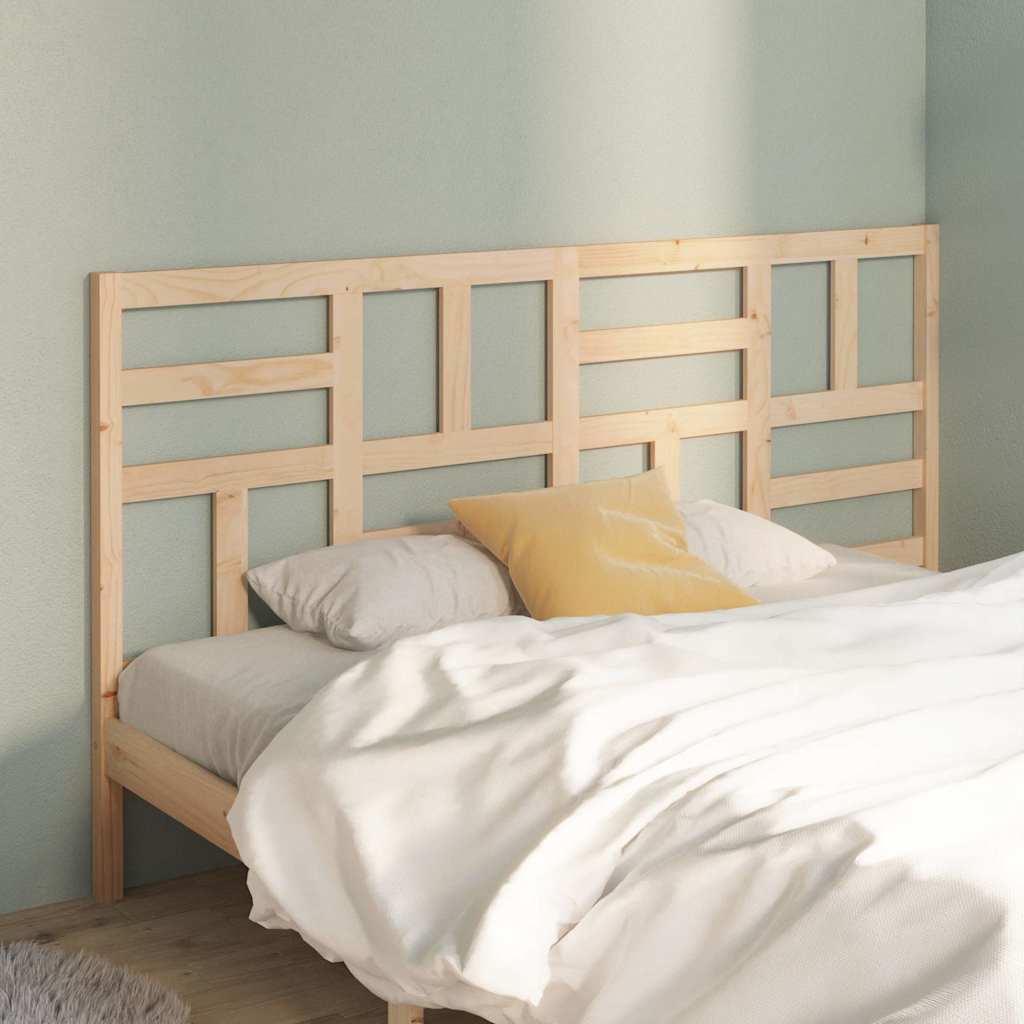 818205 vidaXL Bed Headboard 186x4x104 cm Solid Wood Pine 3