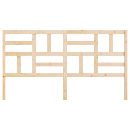 818210 vidaXL Bed Headboard 206x4x104 cm Solid Wood Pine 4