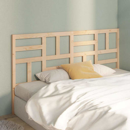 818210 vidaXL Bed Headboard 206x4x104 cm Solid Wood Pine 1