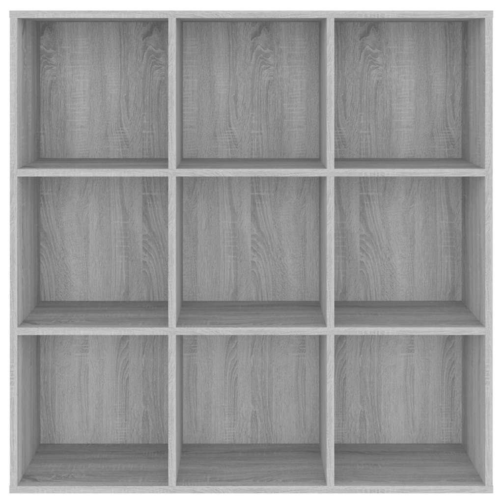 vidaXL Book Cabinet Grey Sonoma 98x29x97.5 cm 3