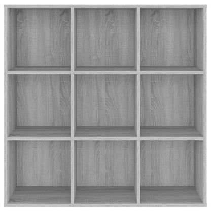 vidaXL Book Cabinet Grey Sonoma 98x29x97.5 cm 3