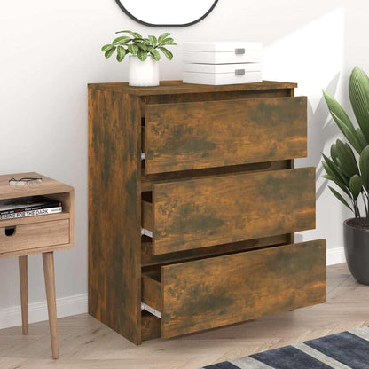 815510 vidaXL Sideboard Smoked Oak 60x35x76 cm Engineered Wood 3