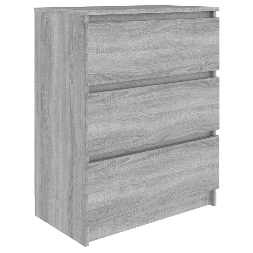 vidaXL Sideboard Grey Sonoma 60x35x76 cm Engineered Wood 2