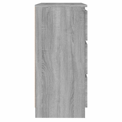 vidaXL Sideboard Grey Sonoma 60x35x76 cm Engineered Wood 4
