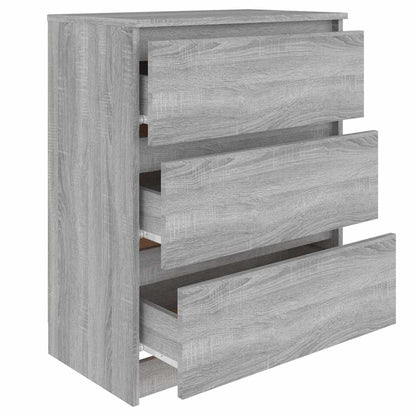 vidaXL Sideboard Grey Sonoma 60x35x76 cm Engineered Wood 5