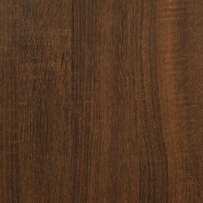 vidaXL Coffee Table Set Brown Oak 100x48x40 cm Engineered Wood 6