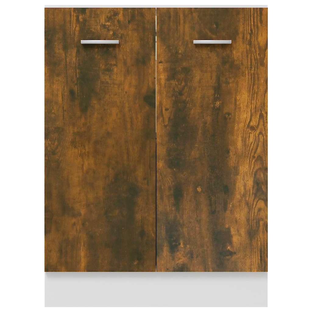 vidaXL Bottom Cabinet Lyon Smoked Oak 60x46x81.5 cm Engineered Wood 5