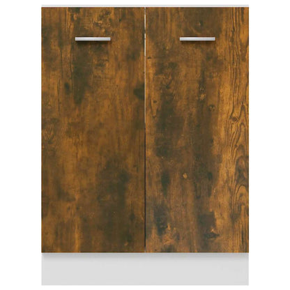 vidaXL Bottom Cabinet Lyon Smoked Oak 60x46x81.5 cm Engineered Wood 5