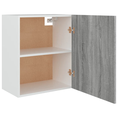 vidaXL Hanging Cabinet Lyon Grey Sonoma 50x31x60 cm Engineered Wood 6