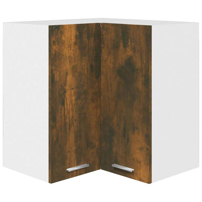 vidaXL Hanging Corner Cabinet Lyon Smoked Oak 57x57x60 cm Engineered Wood 2