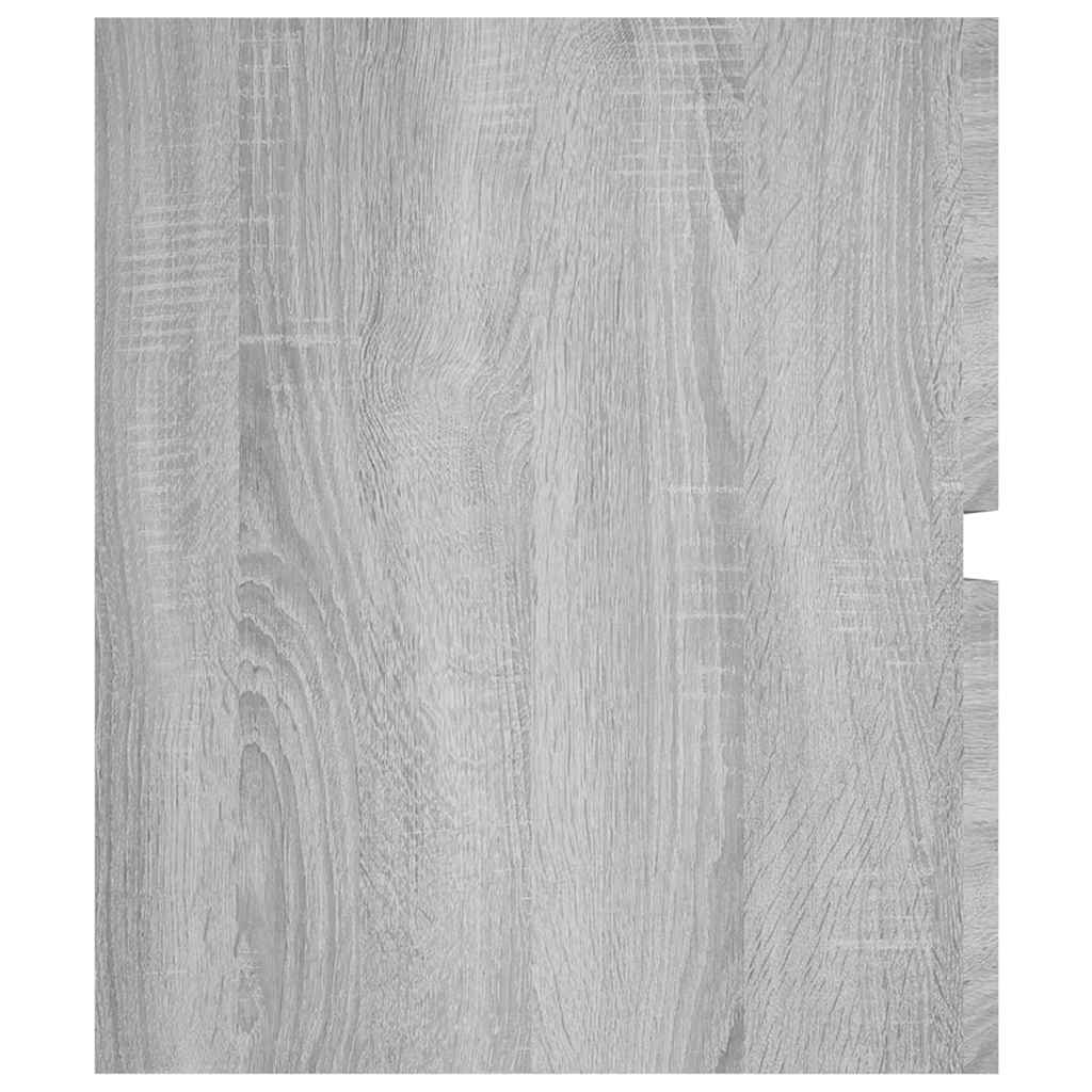 vidaXL Sink Cabinet Grey Sonoma 100x38.5x45 cm Engineered Wood 5