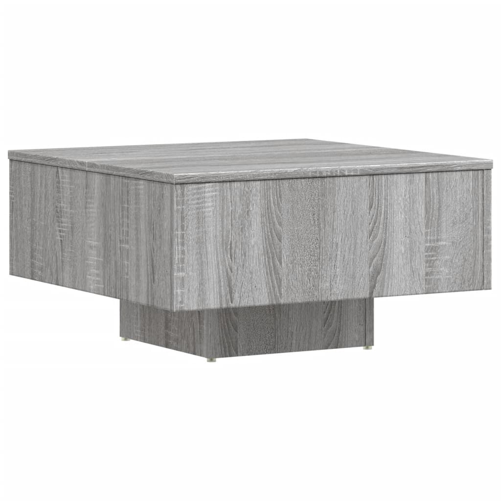 vidaXL Coffee Table Grey Sonoma 60x60x31.5 cm Engineered Wood 2