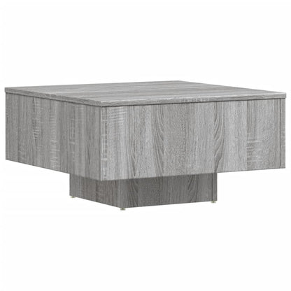 vidaXL Coffee Table Grey Sonoma 60x60x31.5 cm Engineered Wood 2