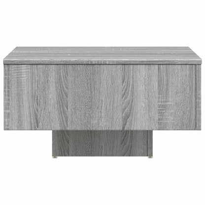vidaXL Coffee Table Grey Sonoma 60x60x31.5 cm Engineered Wood 5