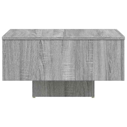 vidaXL Coffee Table Grey Sonoma 60x60x31.5 cm Engineered Wood 6