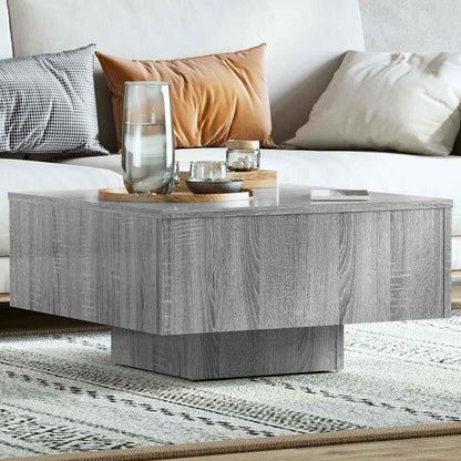 vidaXL Coffee Table Grey Sonoma 60x60x31.5 cm Engineered Wood 1