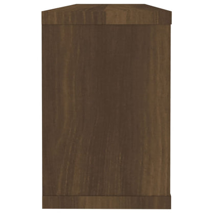 vidaXL Wall Cube Shelves 6 pcs Brown Oak 60x15x23 cm Engineered Wood 6