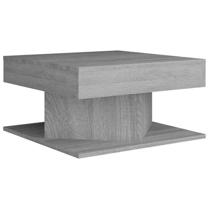 vidaXL Coffee Table Grey Sonoma 57x57x30 cm Engineered Wood 2