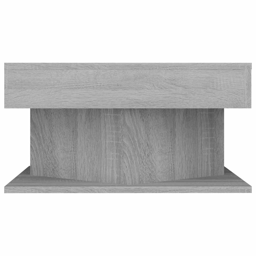 vidaXL Coffee Table Grey Sonoma 57x57x30 cm Engineered Wood 4