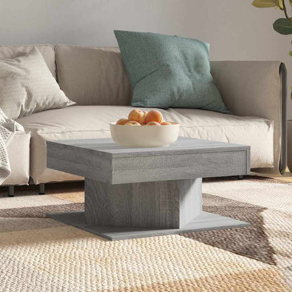 vidaXL Coffee Table Grey Sonoma 57x57x30 cm Engineered Wood 1