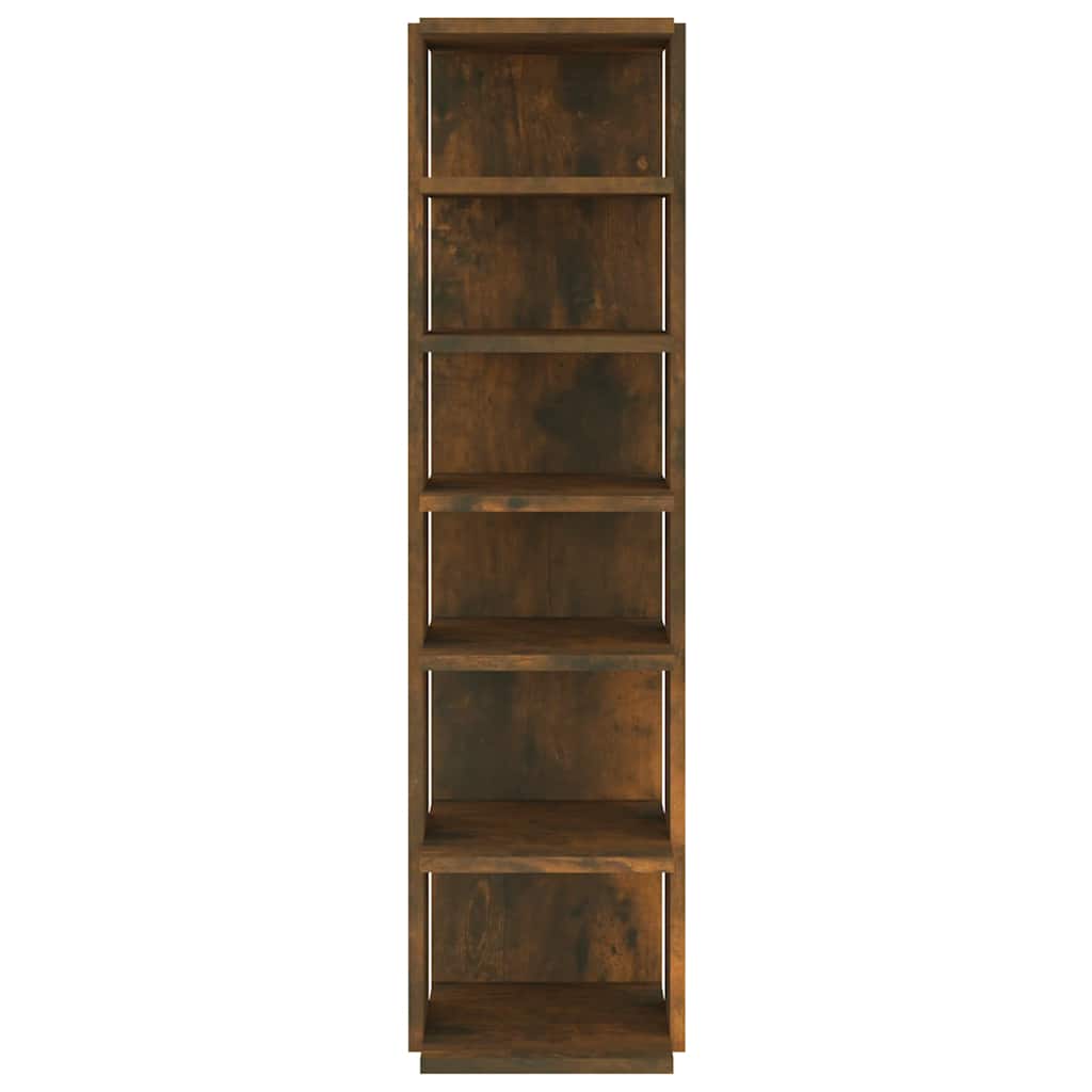 vidaXL Shoe Rack Smoked Oak 27.5x27x102 cm Engineered Wood 3