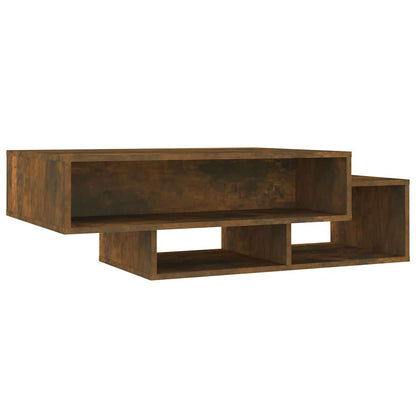 vidaXL Coffee Table Smoked Oak 105x55x32 cm Engineered Wood 2