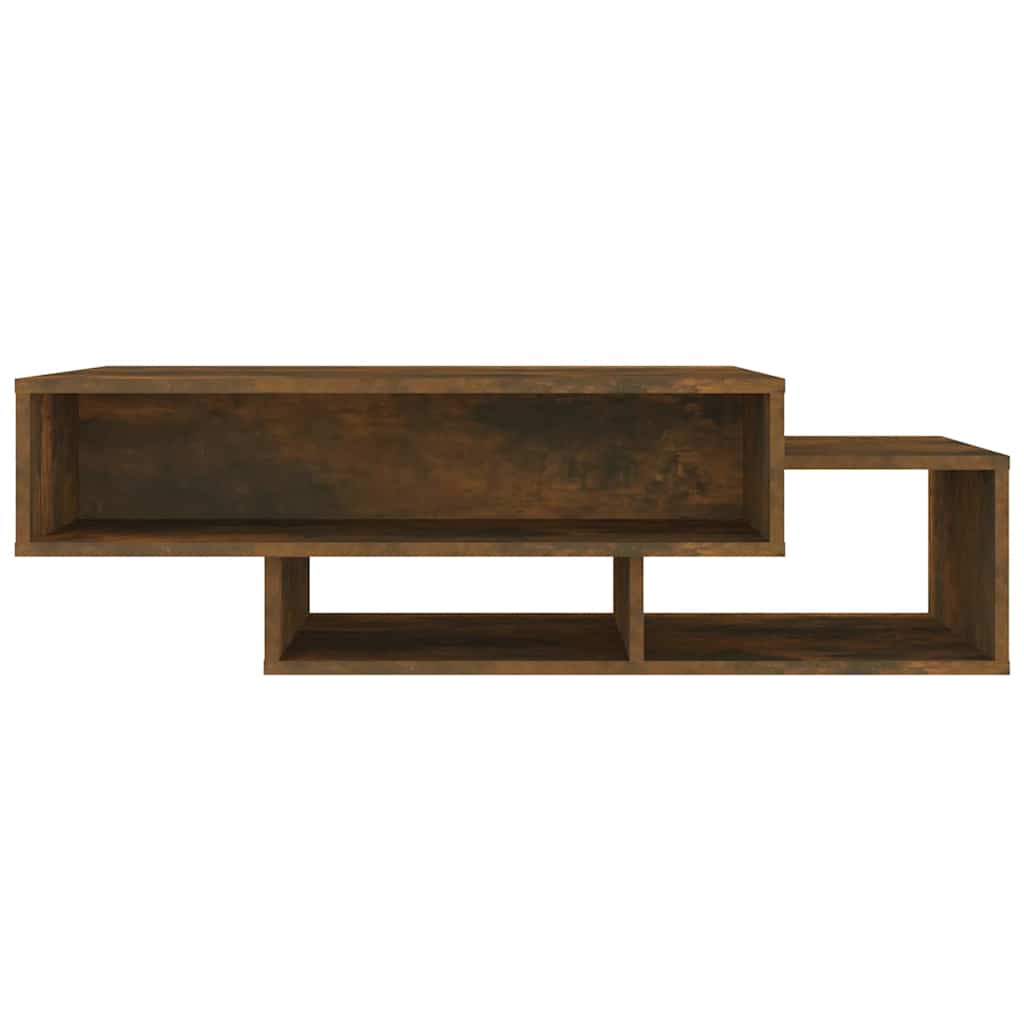 vidaXL Coffee Table Smoked Oak 105x55x32 cm Engineered Wood 4